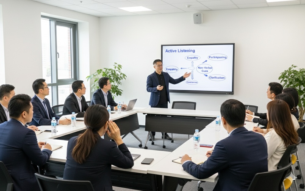 セミナーを開催している様子